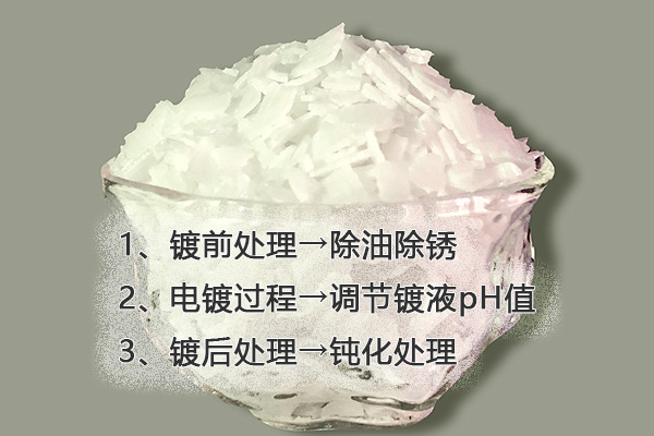 氫氧化鈉在電鍍行業(yè)有哪些作用和用途？